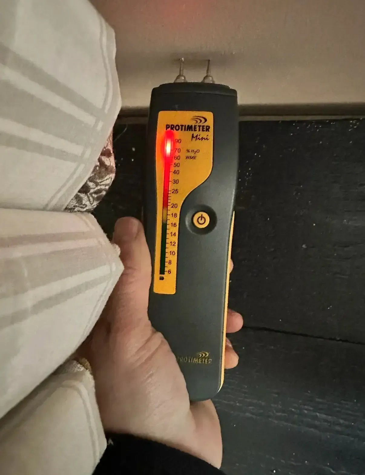 Damp and Timber Survey in Old Whittington, Chesterfield - Damp Survey